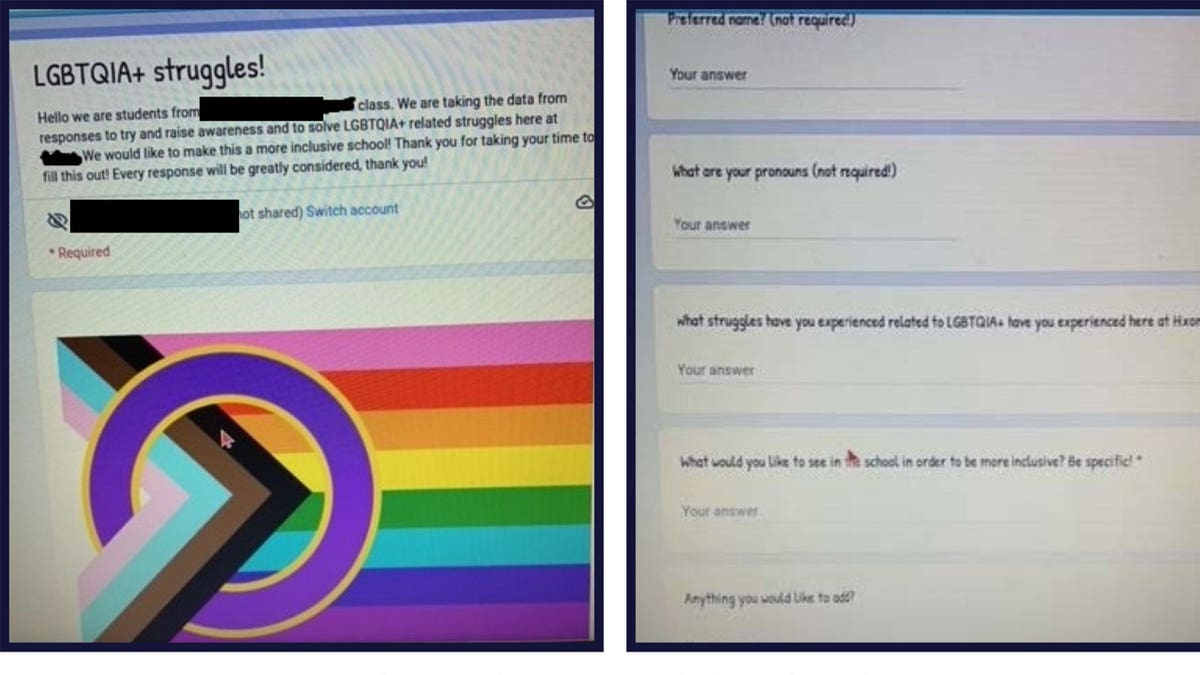 Across the country, students have received surveys in school asking personal questions about their sexuality and gender identity. The survey above was a student survey in a Missouri school district.?