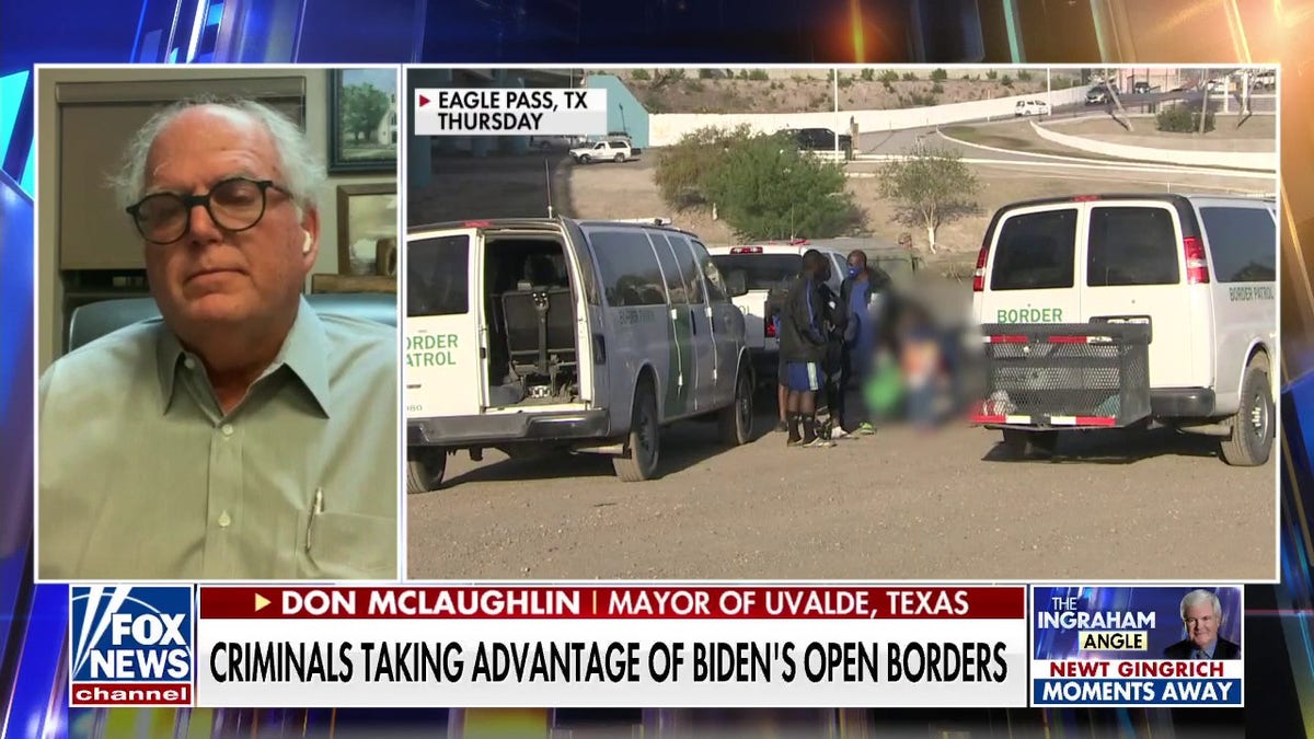 Uvalde Mayor Don McLaughlin on 'The Ingraham Angle' blasts Biden's border policies
