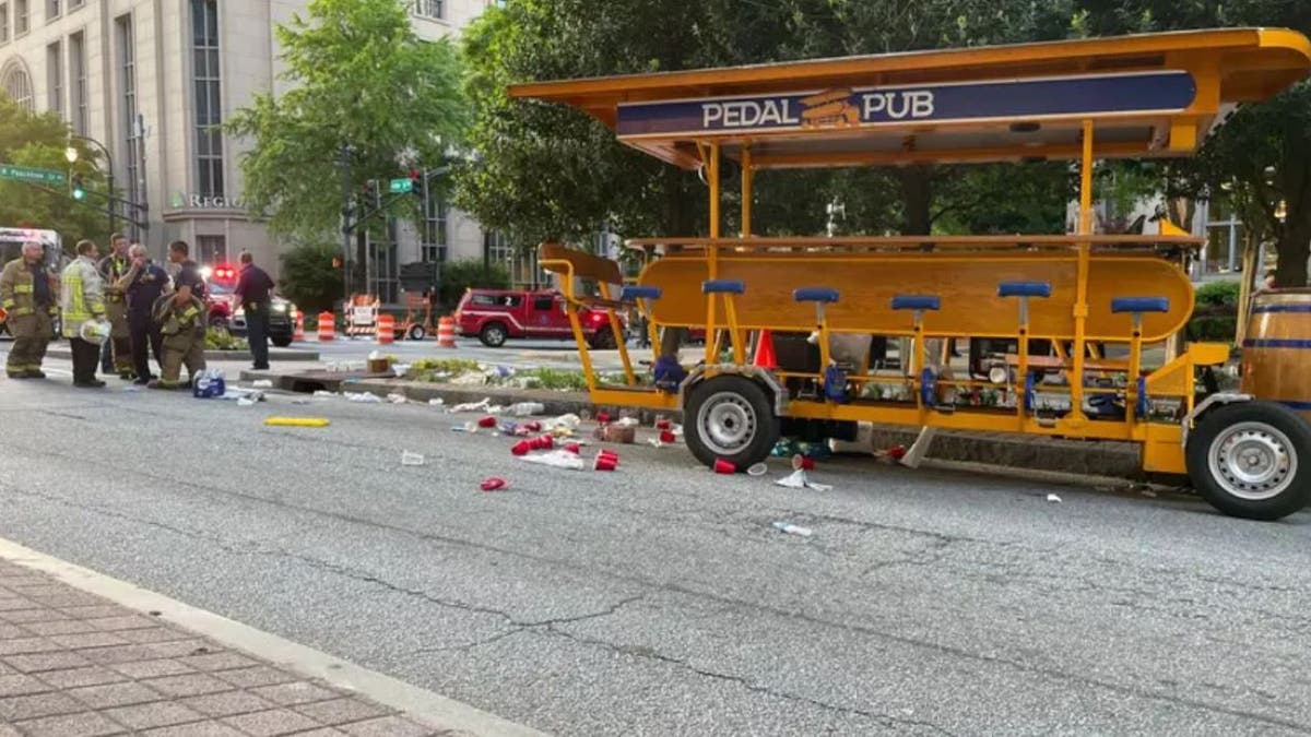 Atlanta pedal pub crash