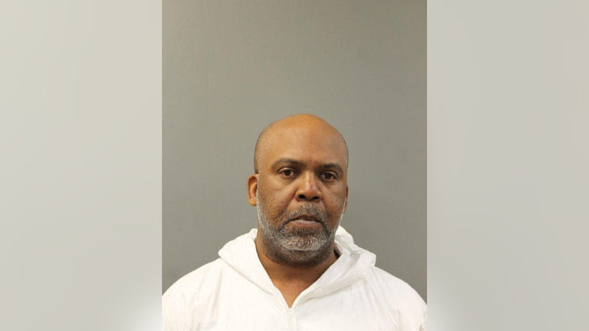 Alphonso Hamilton, 50, turned himself in to the Schiller Park Police Department, where he was charged with fatally shooting his wife, Jennifer Hamilton. (Chicago Police)