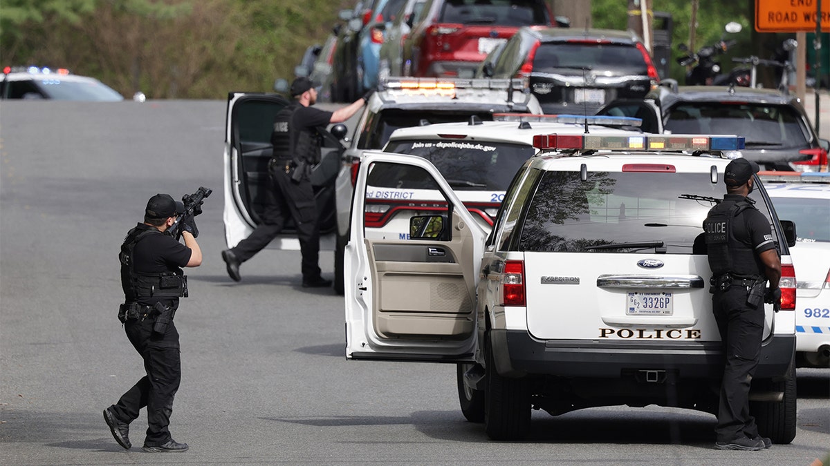 Washington police crime scene