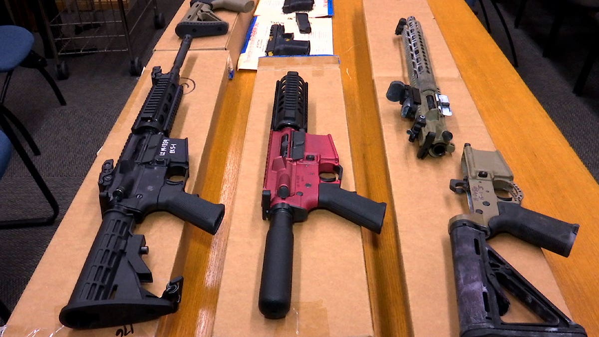Ghost guns captured by San Francisco police