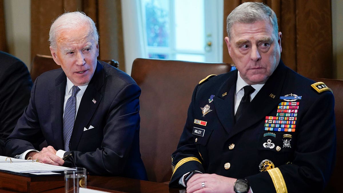 President Biden and Joint Chiefs of Staff Gen. Mark Milley