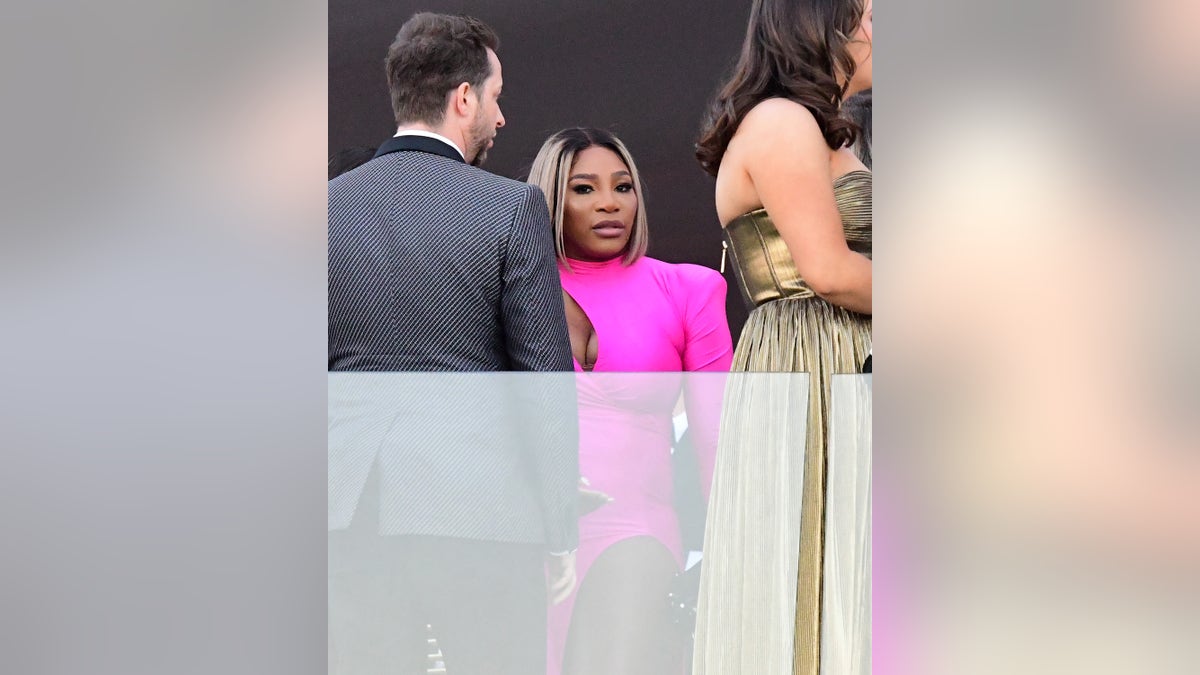 Serena Williams was one of the attendees at the Beckham and Peltz wedding over the weekend.