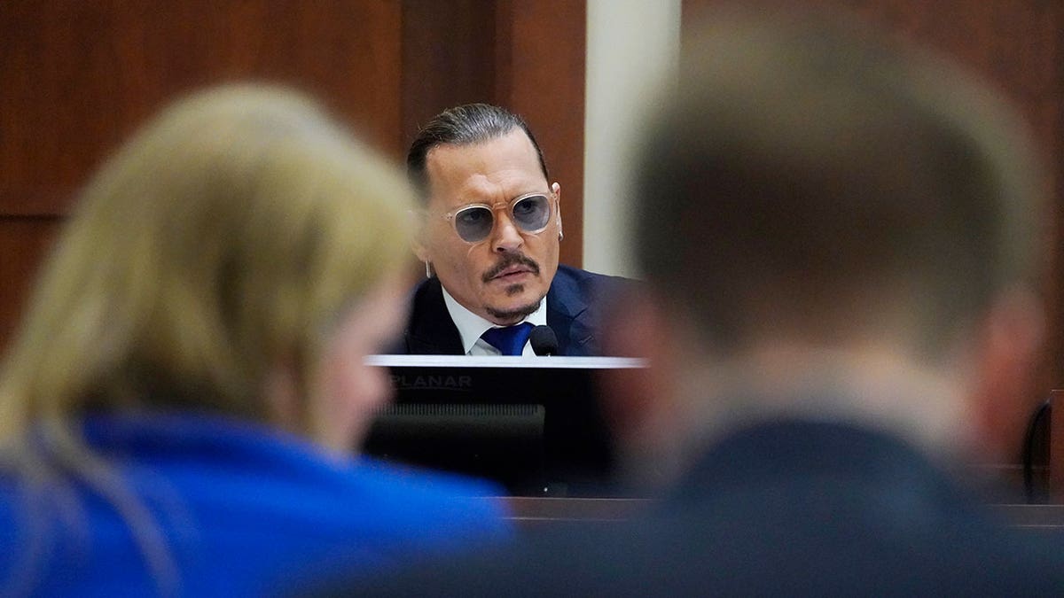 Johnny Depp testifying in Virginia
