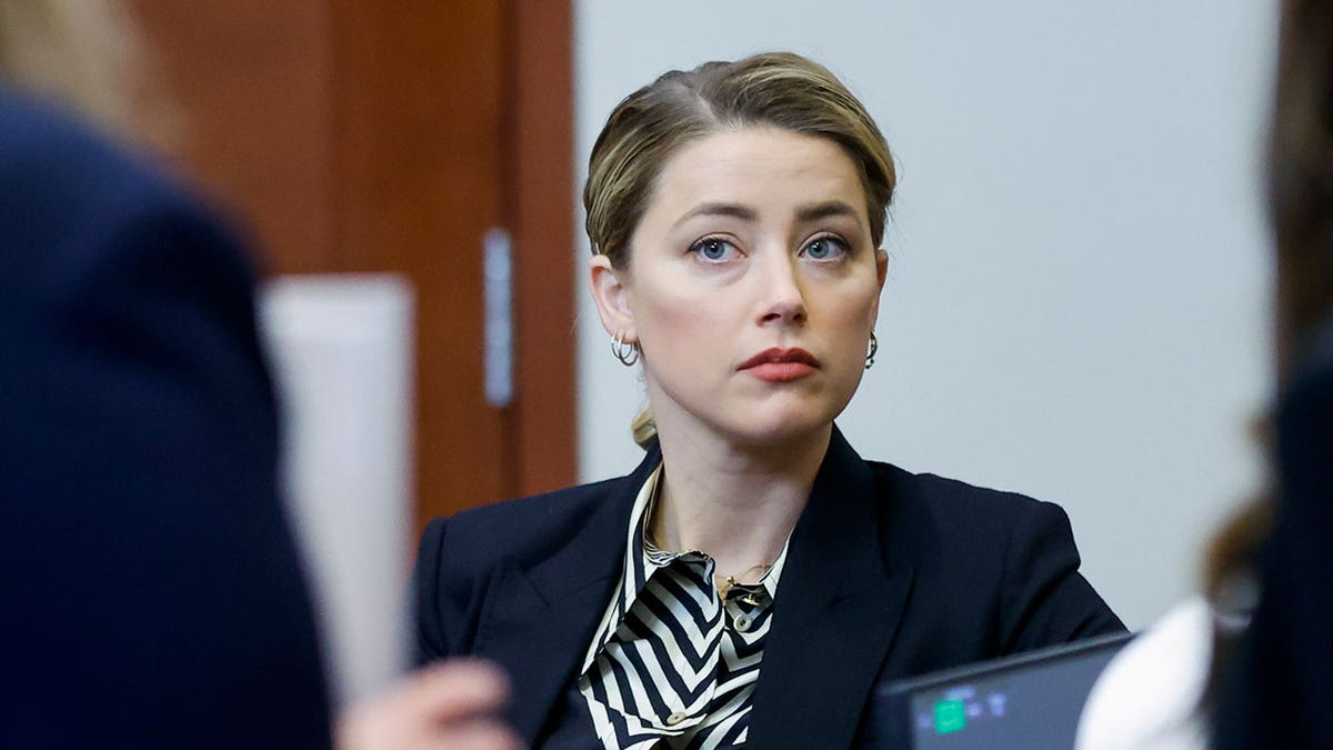 Amber Heard in court