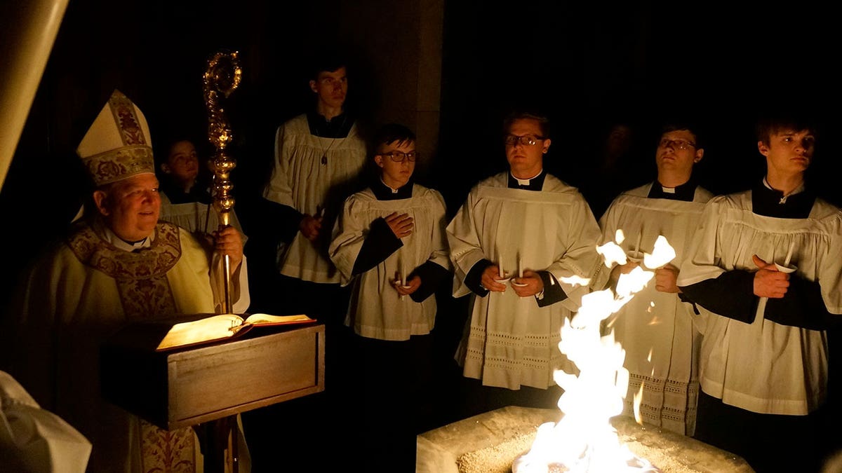 Easter vigil St. Paul Minnesota
