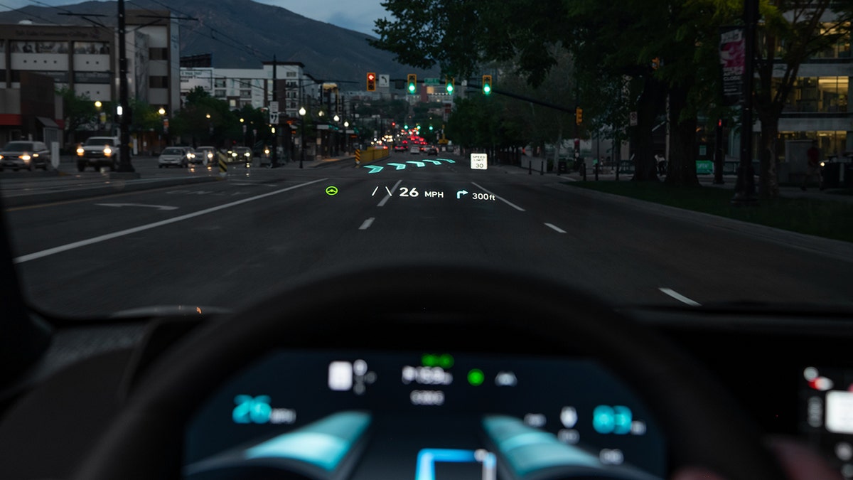 Kia EV6 head-up display