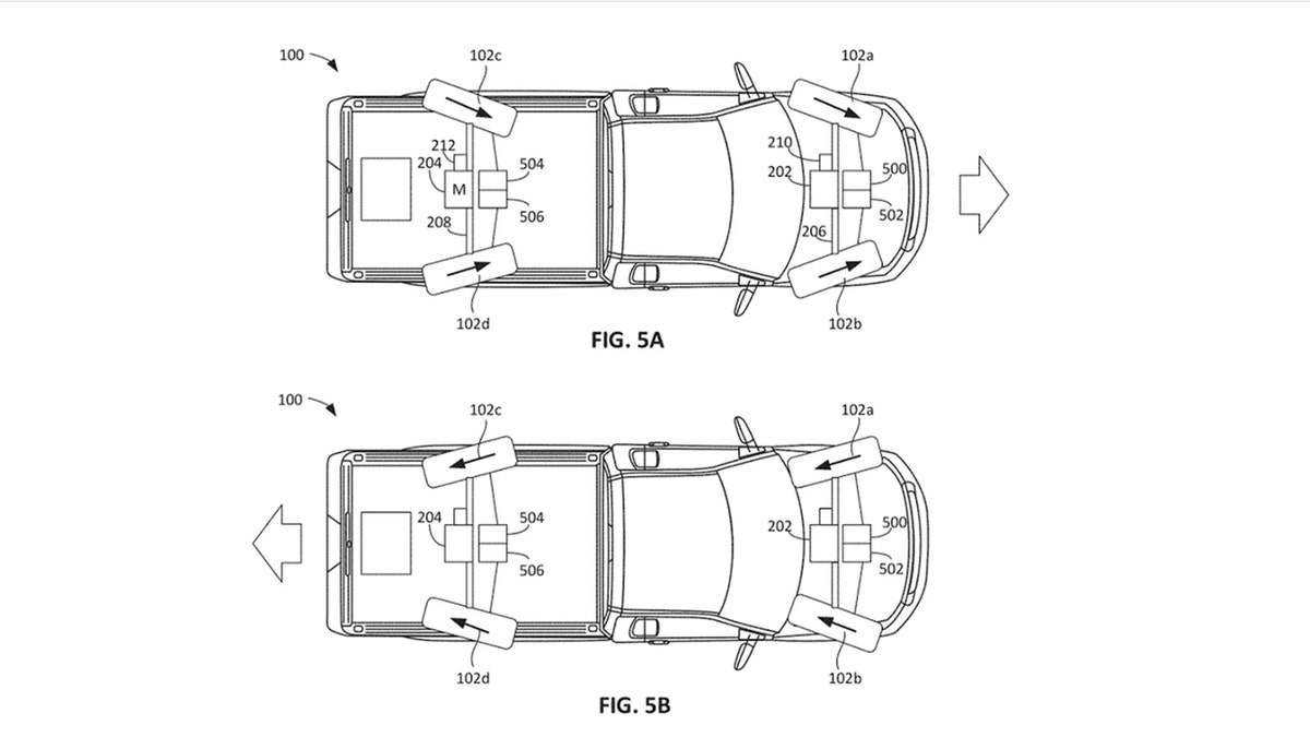 Ford four-wheel-steering patent