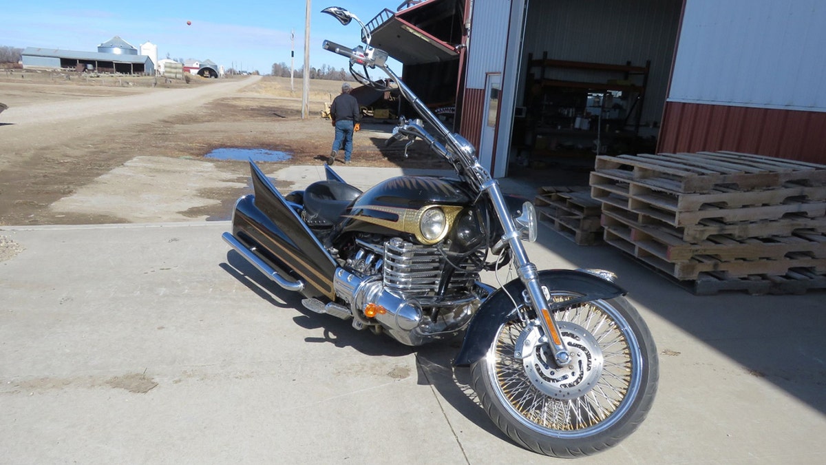 Custom Cadillac motorcycle