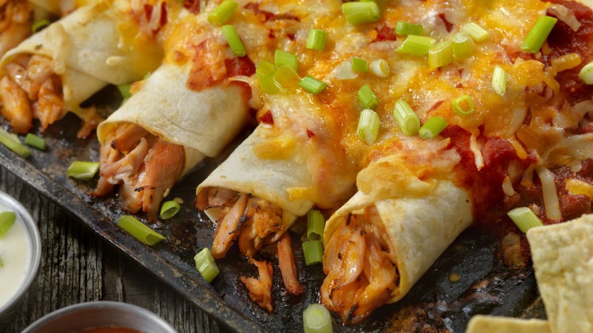 Plate of enchiladas