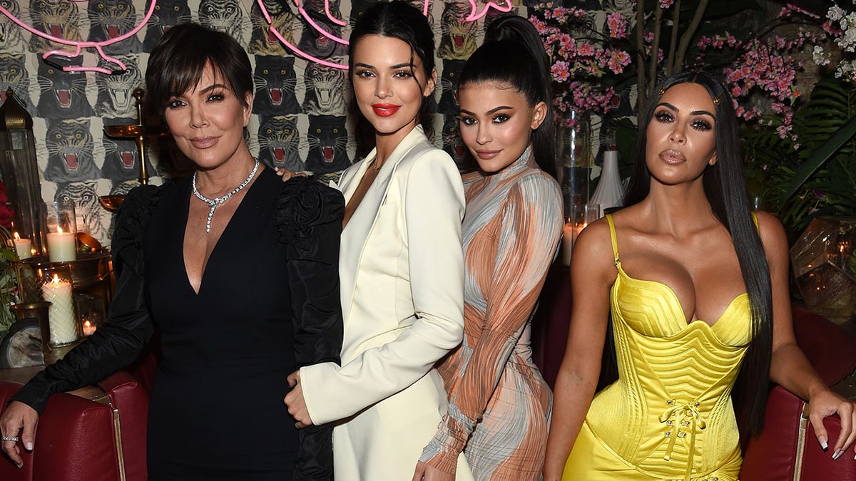 Four members of the Kardashian-Jenner family appeared in court on behalf of their brother, Rob, on Monday morning.