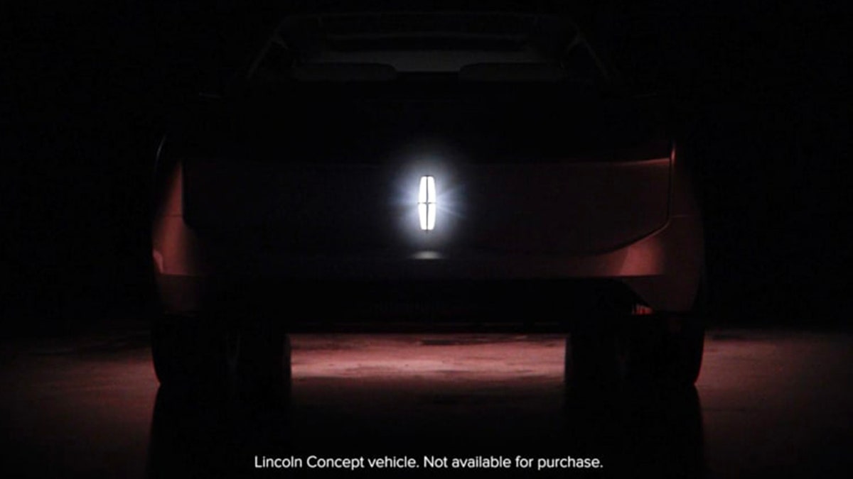 Electric Lincoln SUV teaser