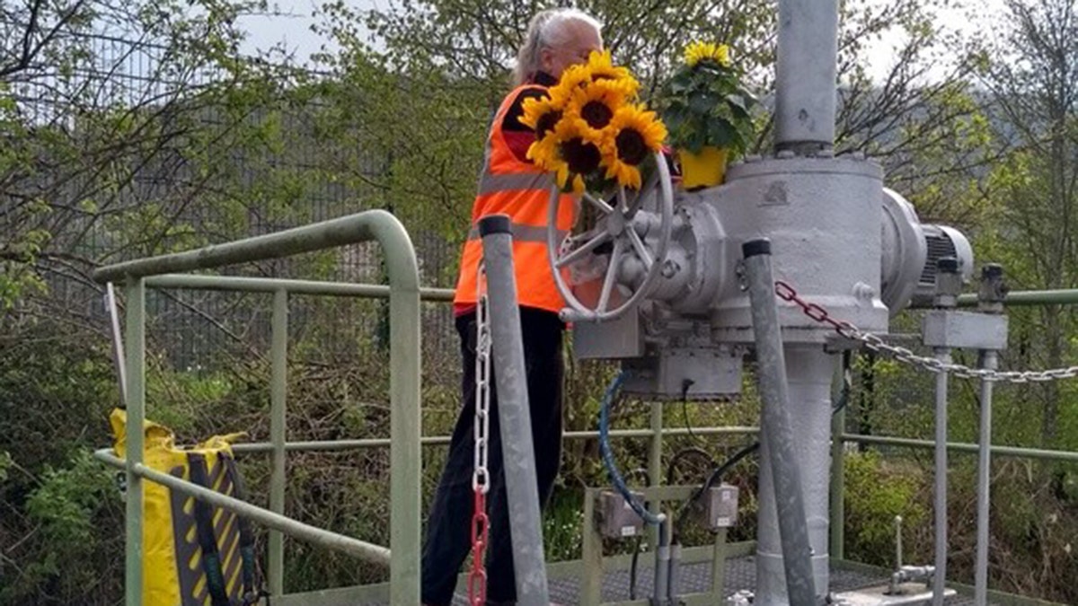 Germany pipeline activists