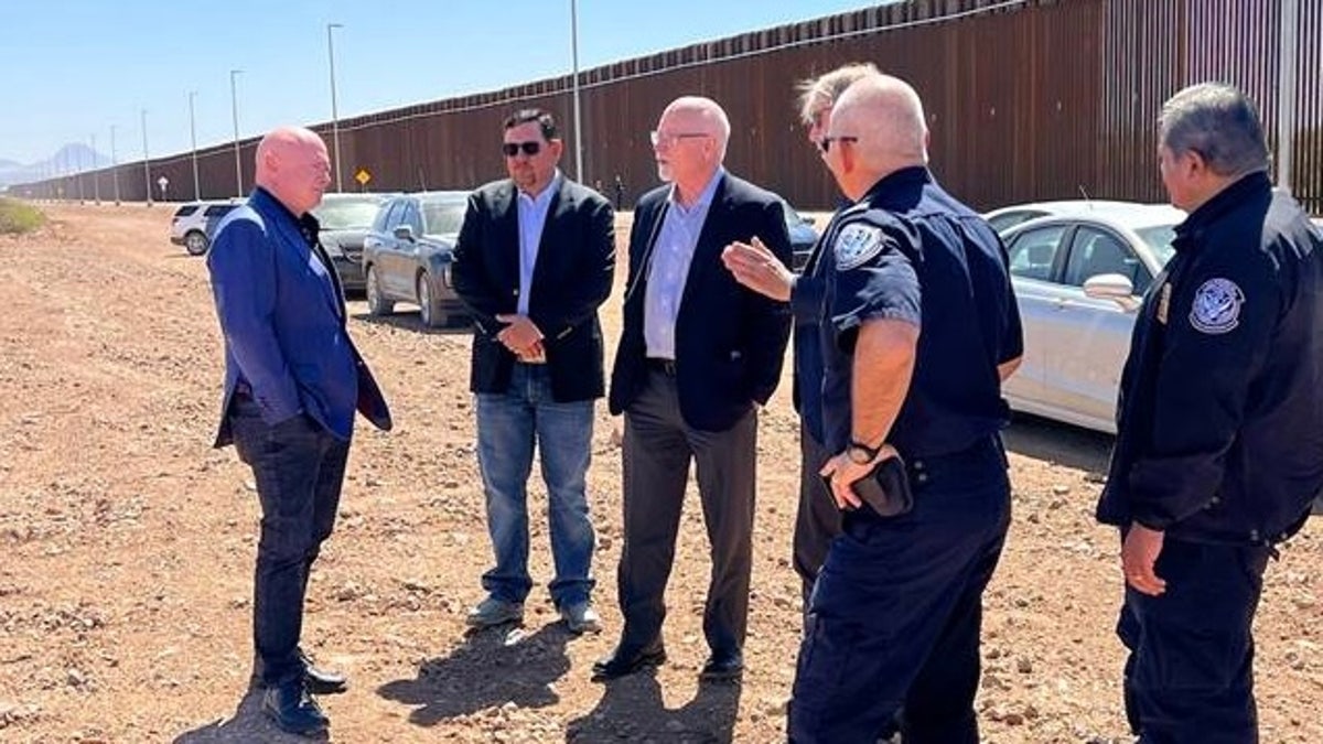 Sen. Mark Kelly of Arizona at southern border