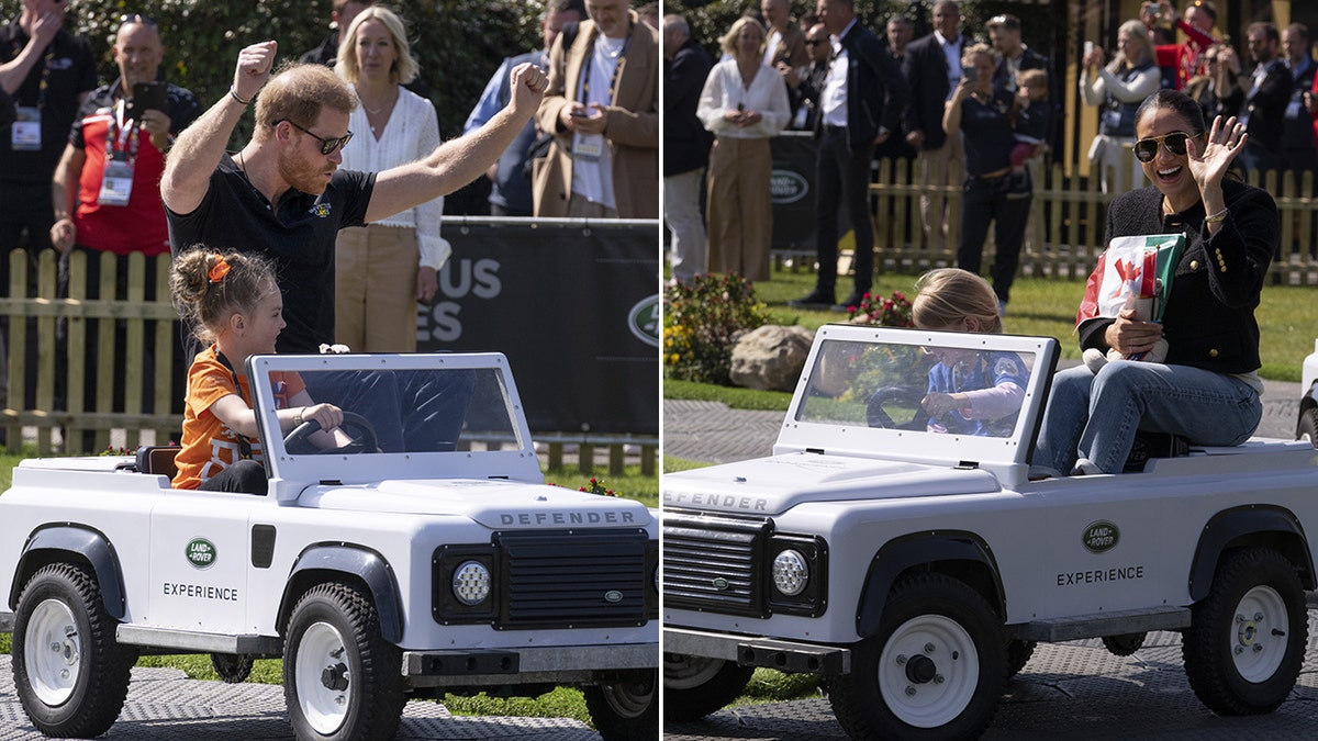 Prince Harry Meghan Markle Invictus cars