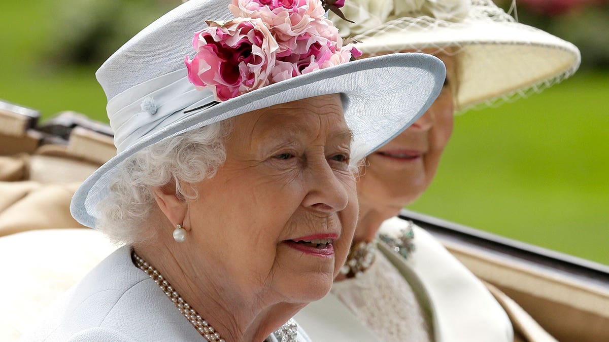 Queen Elizabeth Trooping the Colour