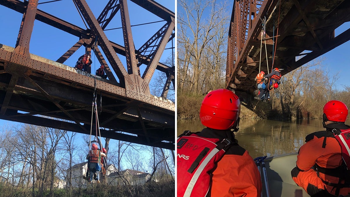 Rochester New York, bridge, rescue