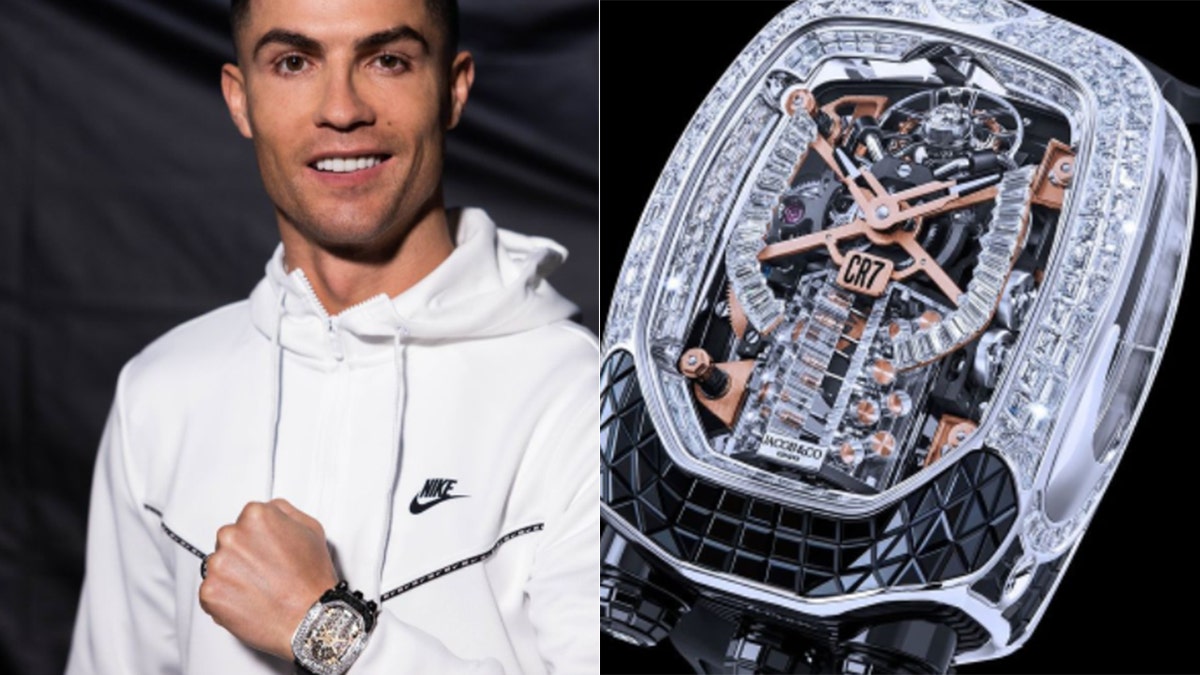 Cristiano Ronaldo and Bugatti watch