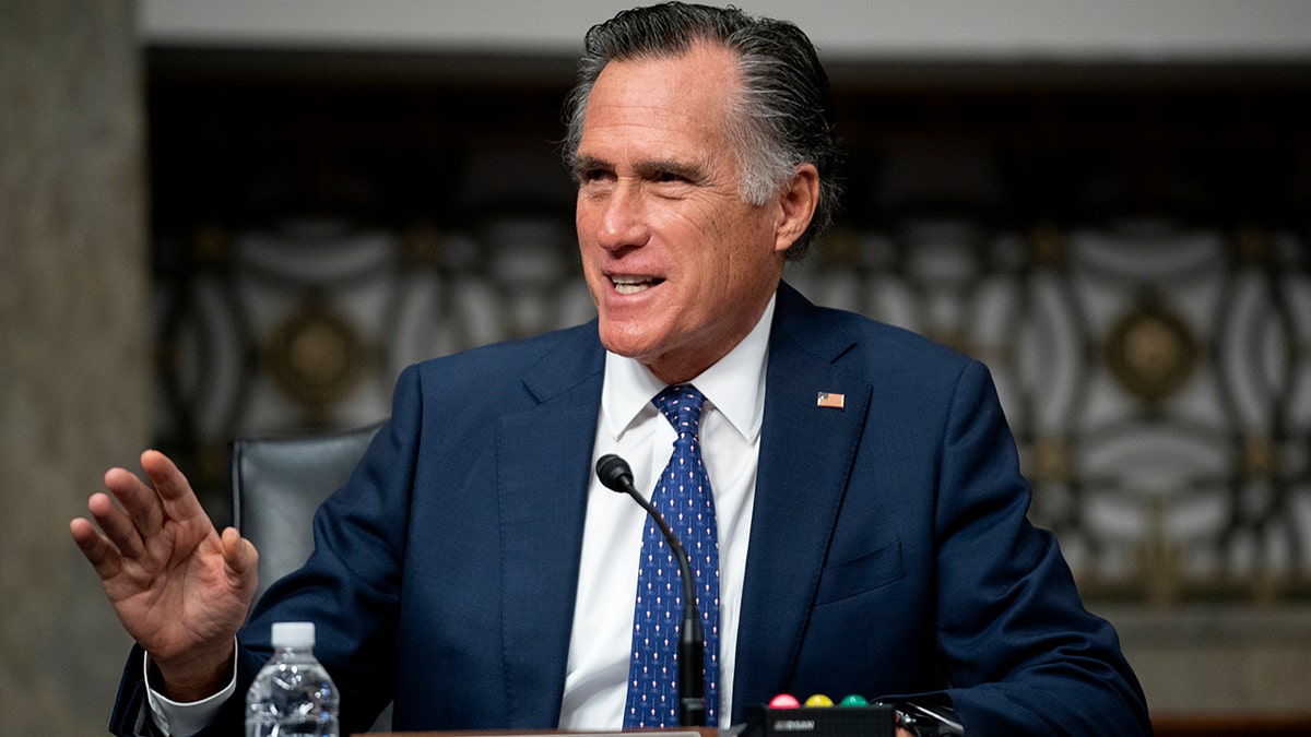 Sen. Mitt Romney (R-UT) speaks during a Senate Health, Education, Labor, and Pensions Committee hearing on Capitol Hill on January 11, 2022 in Washington, D.C.