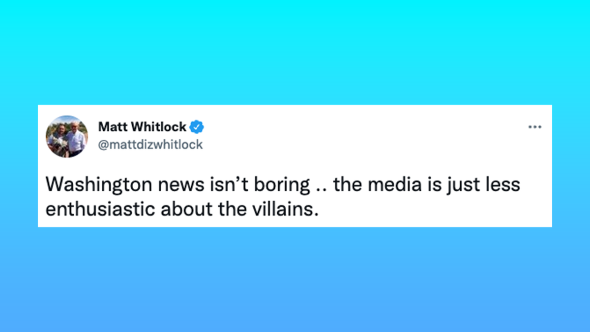 Matt Whitlock criticizes Politico's article on White House media coverage.