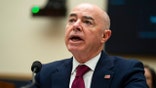 Homeland Security Secretary Alejandro Mayorkas testifies before the House Judiciary Committee, on Capitol Hill, Thursday, April 28, 2022, in Washington.