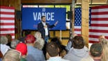Ohio GOP Senate candidate J.D. Vance speaks at a rally in Newark, Ohio.