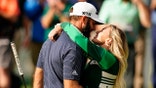 Paulina Gretzky Dustin Johnson kiss
