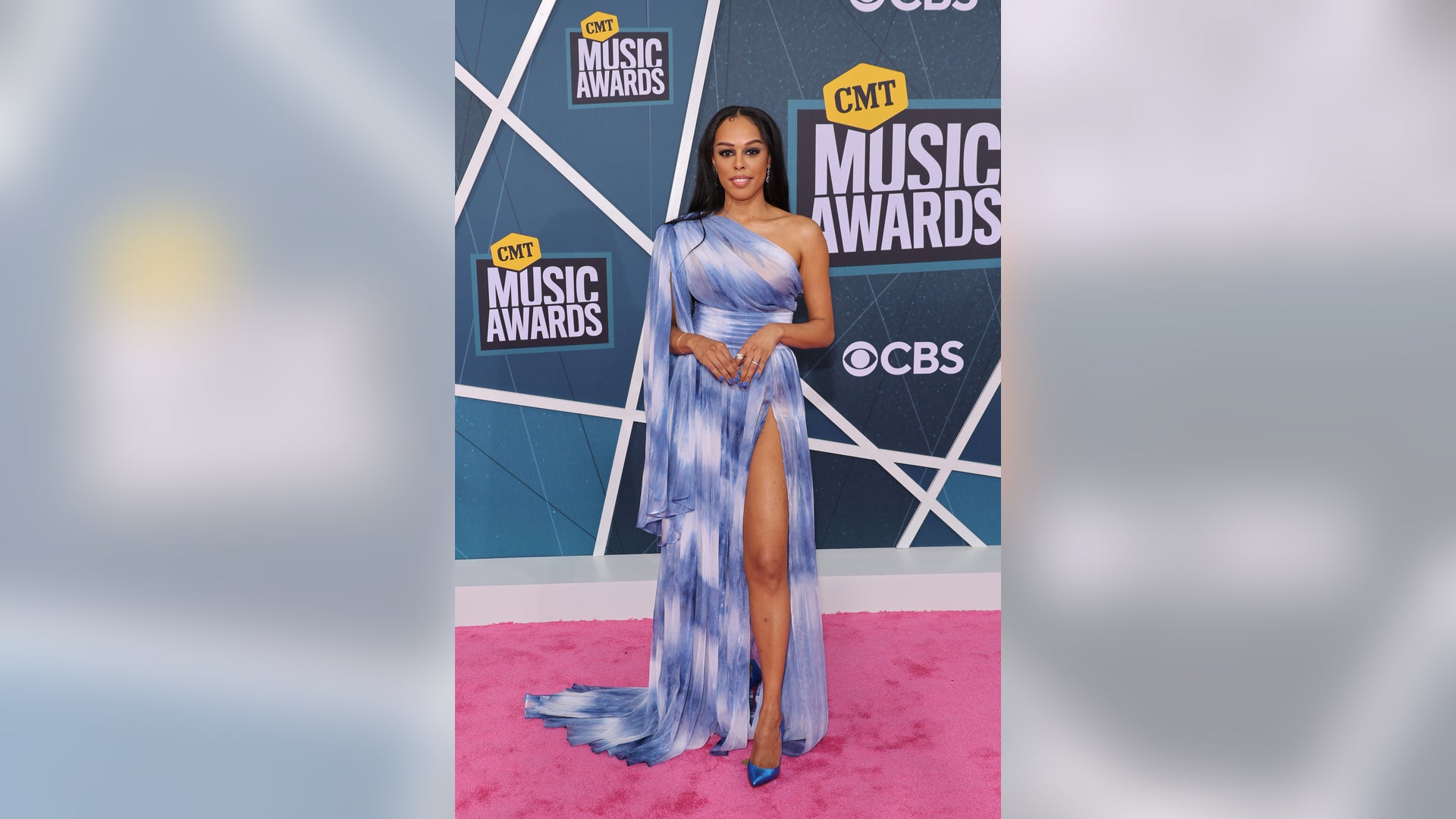 Camille Parker attends the 2022 CMT Music Awards.