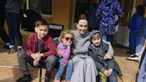 Angelina Jolie makes surprise Ukraine visit, meets children