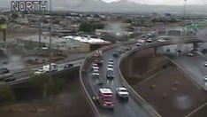 Las Vegas police officer injured in hit and run during traffic stop