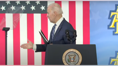 PolitiFact runs cover for Biden, declares viral clip of him 'shaking hands' with air is 'false'