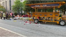 Atlanta 'pedal pub' driver charged with DUI after crash, 15 injured