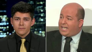 Student who confronted Stelter about CNN 'disinformation' tears into response