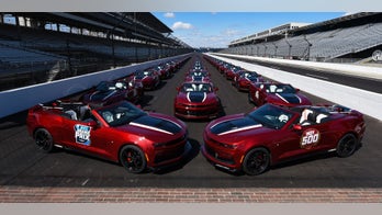 Party time: Chevrolet Camaro SS Indy 500 festival cars hit the brickyard