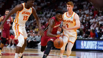 Victor Oladipo helps deliver clincher for Heat, who move to Round 2