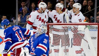 Hurricanes beat Rangers 4-3, win Metropolitan Division title
