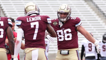 Panthers' Joey Magnifico carted off the field after apparent lower-body injury