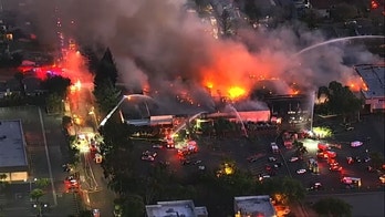 Massive fire at California Home Depot visible from space, authorities probe cause