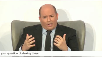 Brian Stelter flails as college freshman confronts him on CNN's 'disinformation' on Hunter Biden, Russia hoax