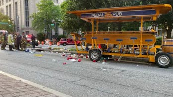 Atlanta 'pedal pub' driver charged with DUI after crash, 15 injured