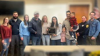 Police honor 'guardian angel' DoorDash driver who saved her customer's life during food delivery