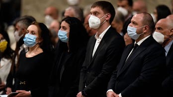 Ukrainian mayor and lawmakers attend Vatican Easter vigil
