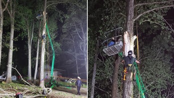 Tennessee firefighters rescue man stuck on lift 50 feet in air