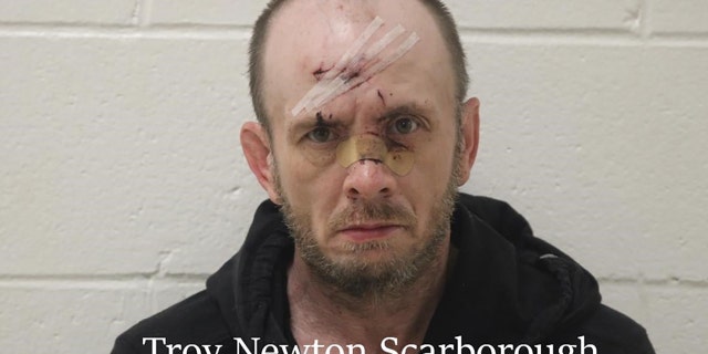 Troy Newton Scarborough has been charged with murdering his wife Saturday, April 30, after he initially told officers that his wife committed suicide. (Troy Newton Scarborough/Source: Jones County Sheriff's Office)