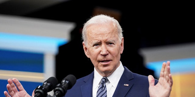 FILE PHOTO: U.S. President Joe Biden, March 31, 2022. REUTERS/Kevin Lamarque/File Photo