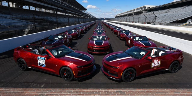 The Chevrolet Camaro convertible will serve as the 2022 Indy 500 festival car.