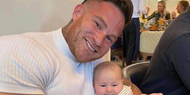 Shane Post with daughter Penelope