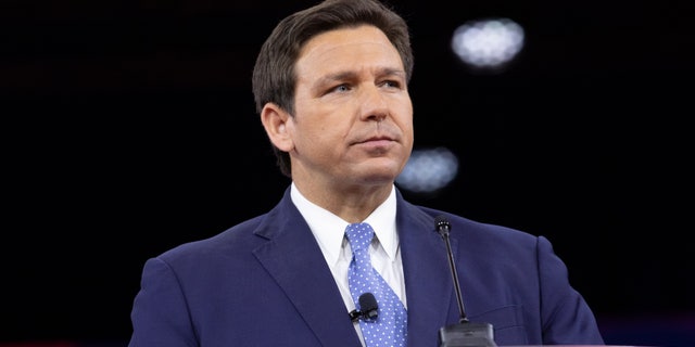 Florida Gov. Ron DeSantis said his staff knew not to bring him an invitation to abear on "The View." Photographer: Tristan Wheelock/Bloomberg via Getty Images