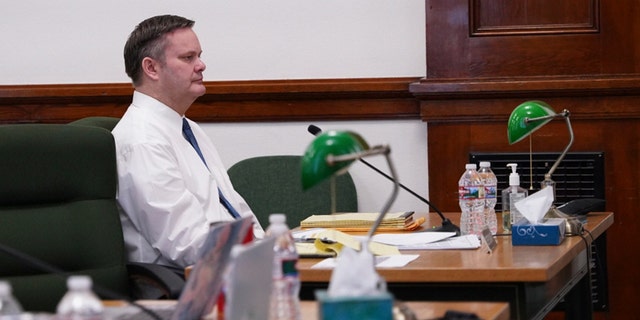 Chad Daybell listens to a motion to move his trial during a court hearing in St. Anthony, Idaho, Tuesday, April 19, 2022. 